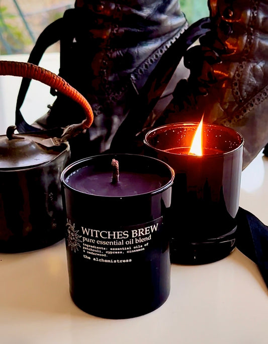 Witches Brew Glass Candle