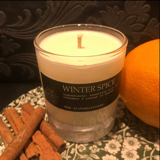 Winter Spice sweet orange and cinnamon fragrance by The Alchemistress
