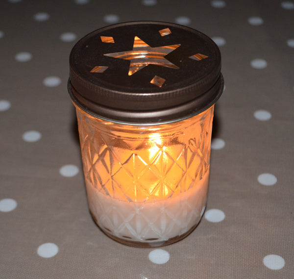 The Hedgewitches Garden Quilted Candle