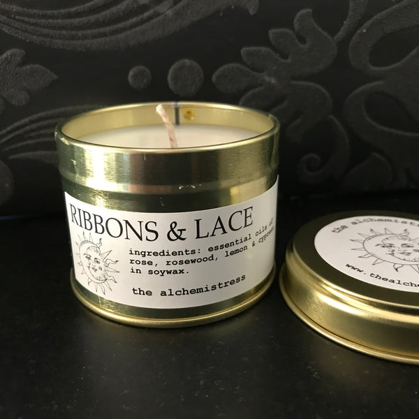 Ribbons & Lace Tin