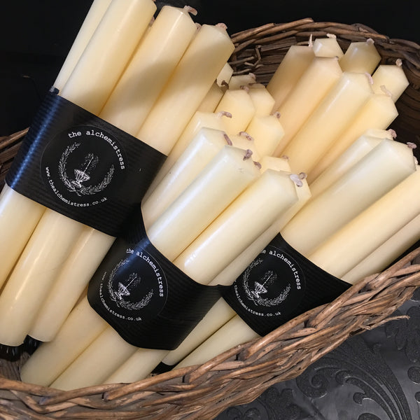 Ivory Dinner/taper Candles